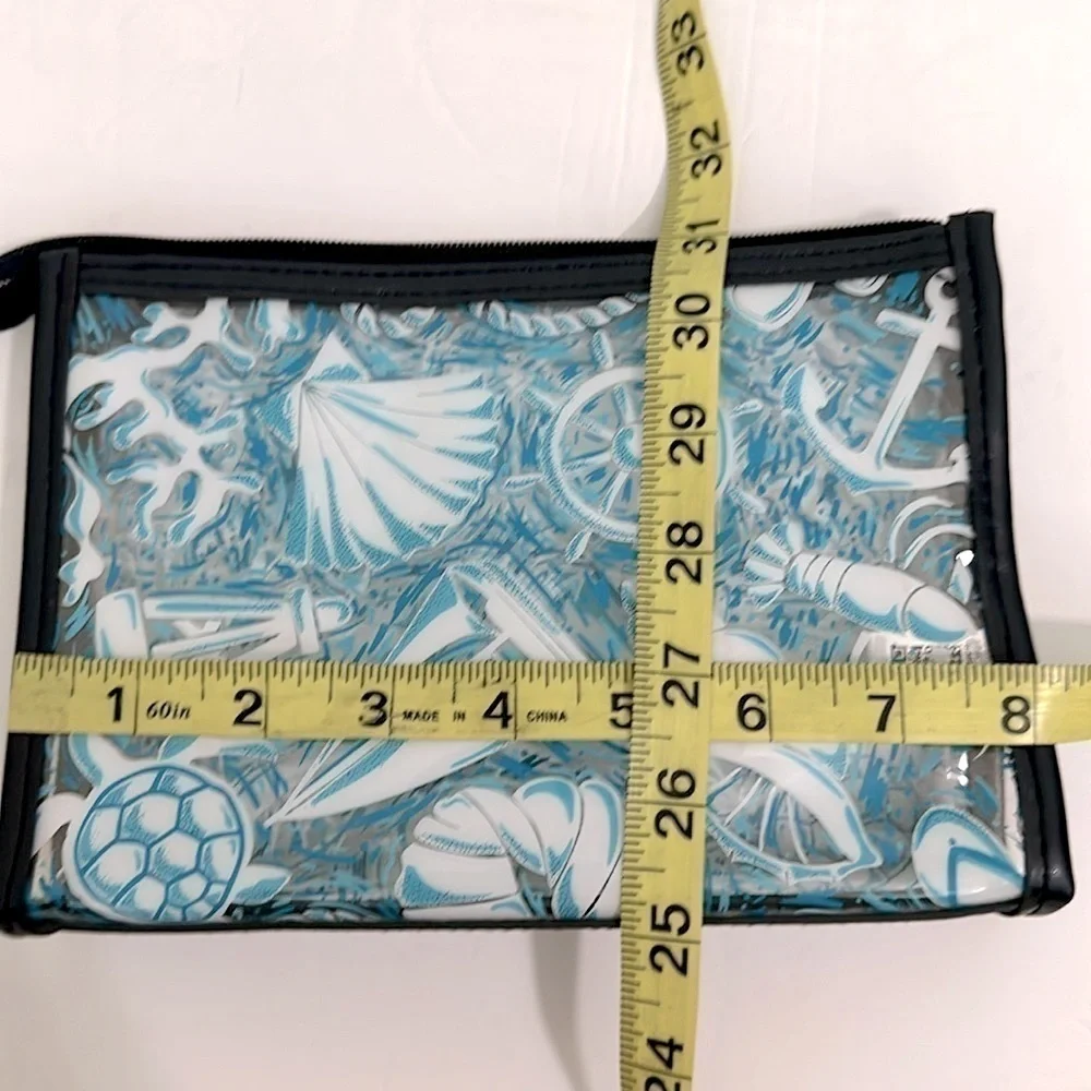 Vera Bradley clear Vinyl Wristlet BEACH- NWT